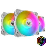 فن کیس ایسوس سفید مدل TUF Gaming TF120 ARGB - 3 IN 1