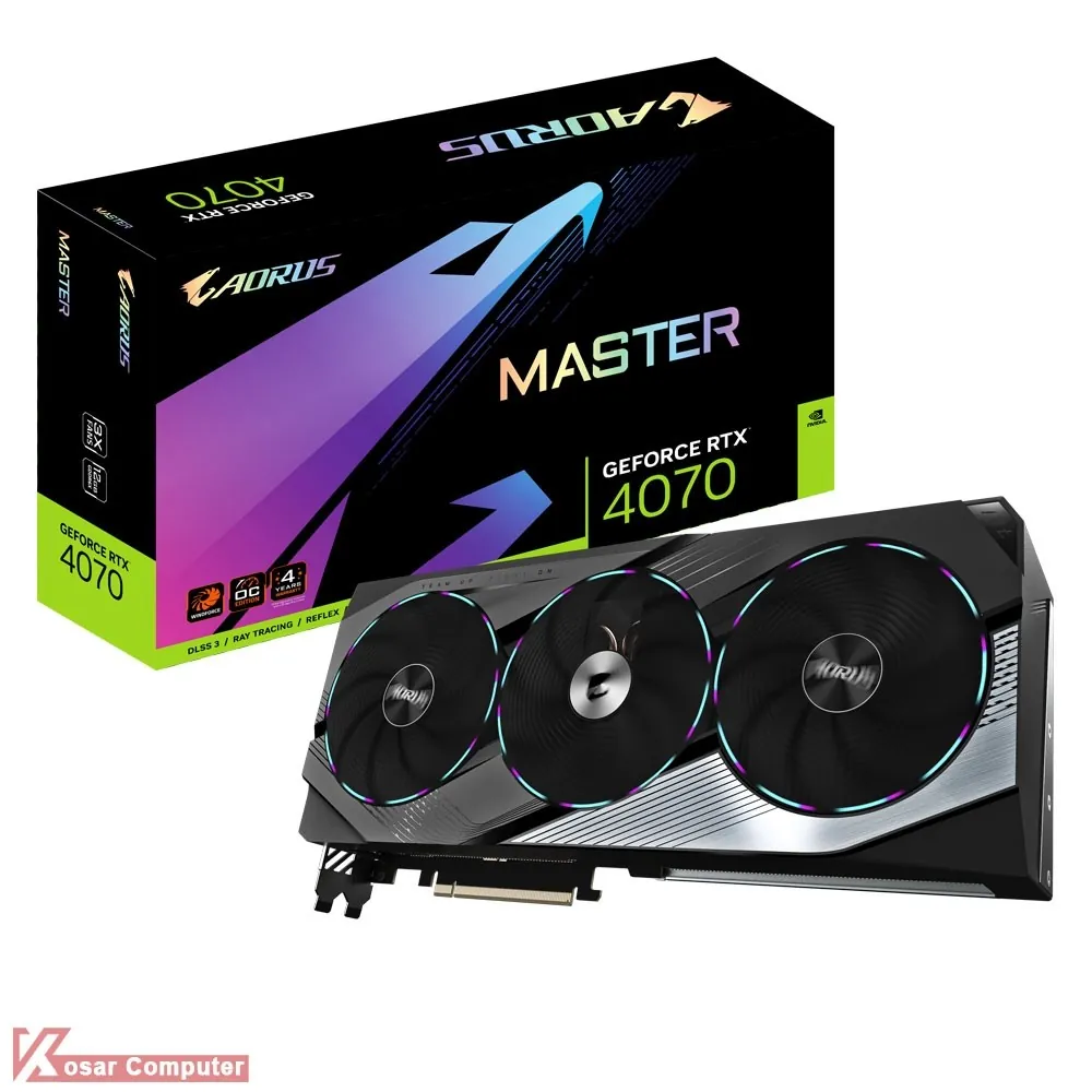 کارت گرافیک گیگابایت AORUS RTX 4070 MASTER 12G