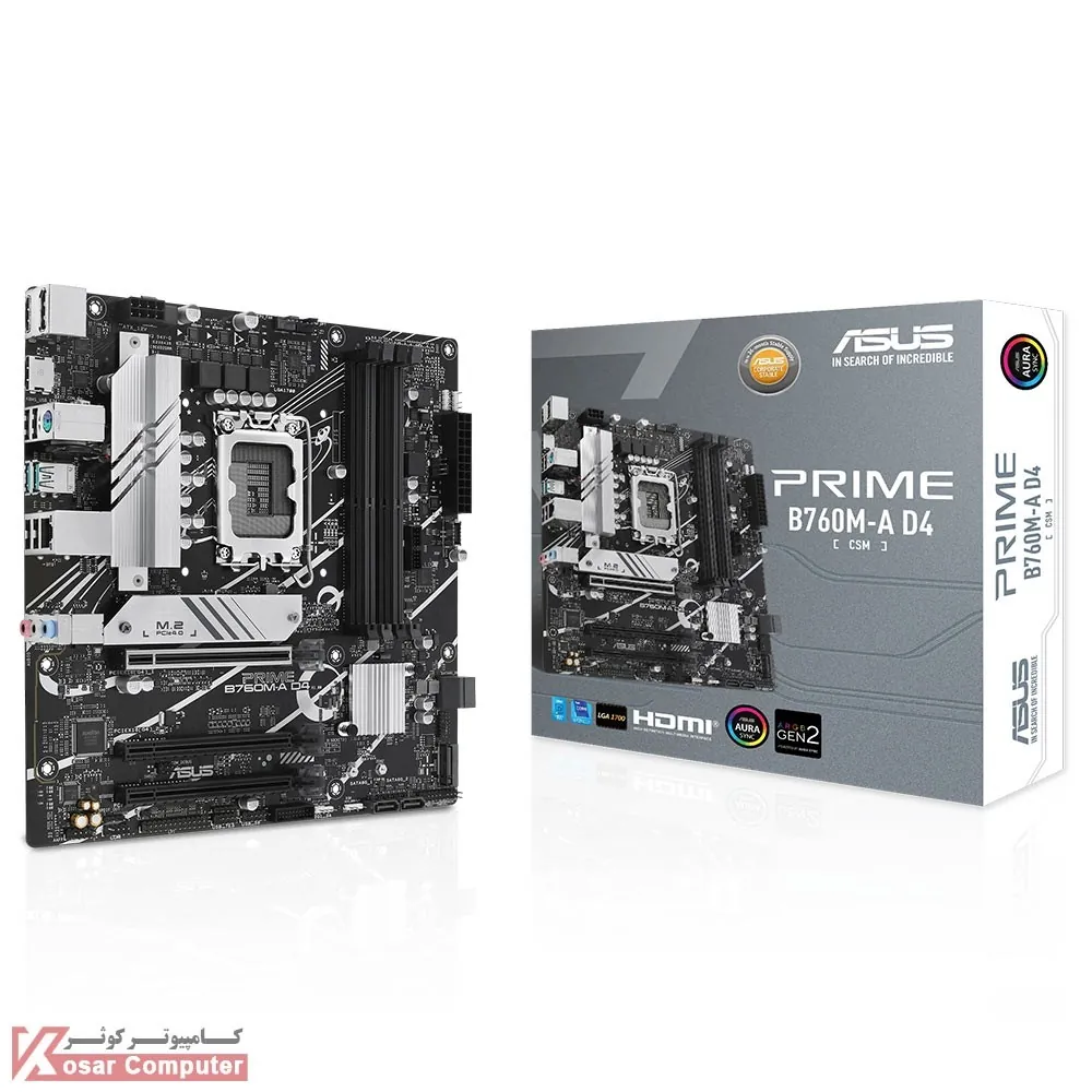 مادربرد ایسوس PRIME B760M-A D4-CSM