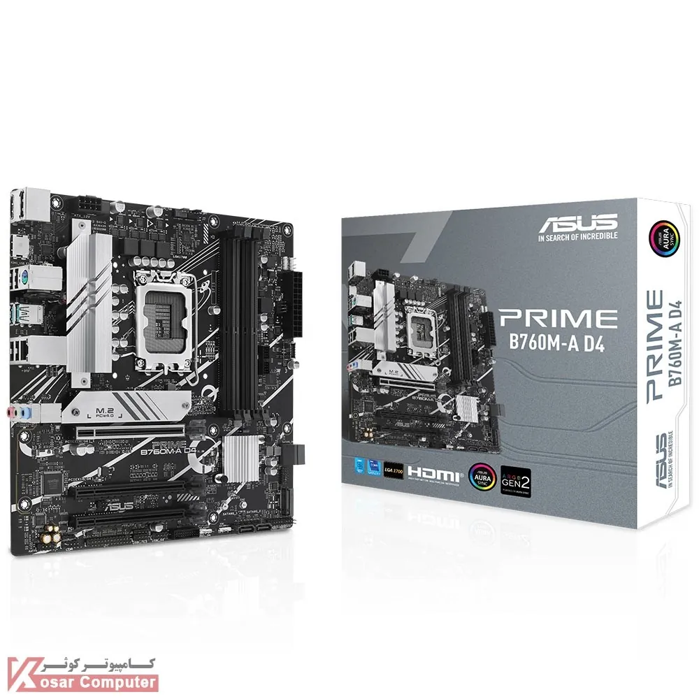 مادربرد ایسوس PRIME B760M-A D4