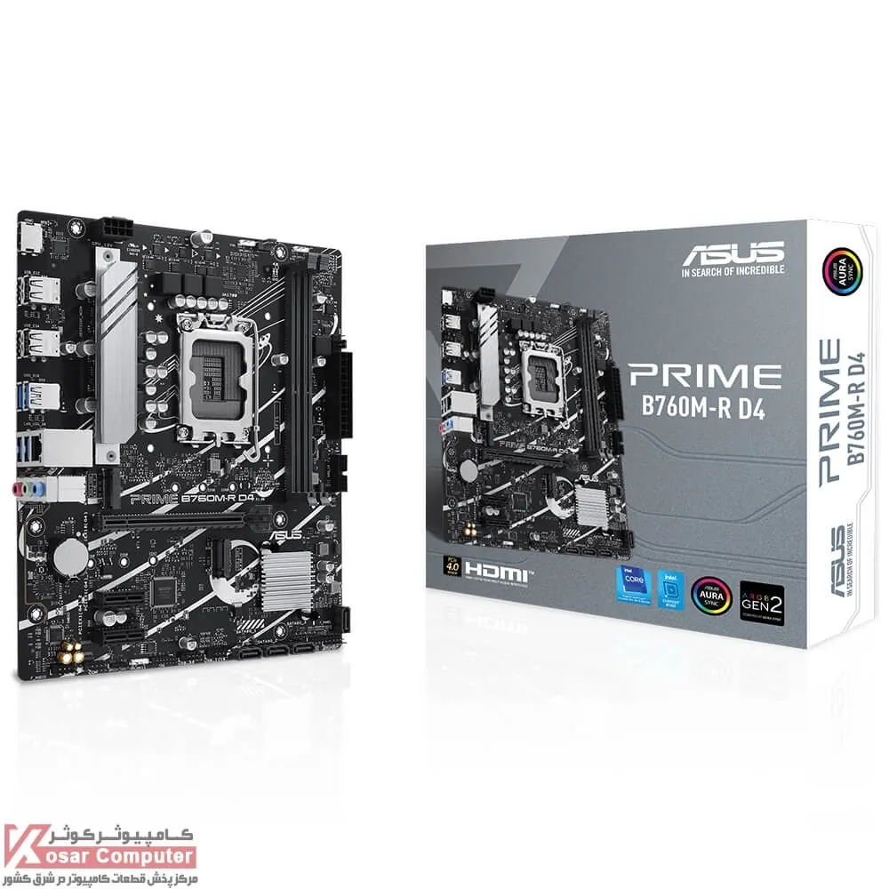 مادربرد ایسوس PRIME B760M-R D4