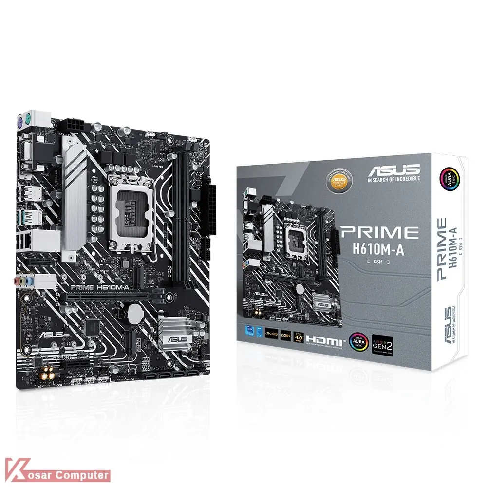 مادربرد ایسوس ASUS PRIME H610M-A CSM DDR5