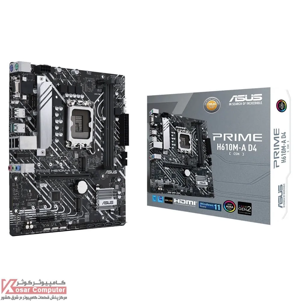 مادربرد ایسوس PRIME H610M-A D4 CSM
