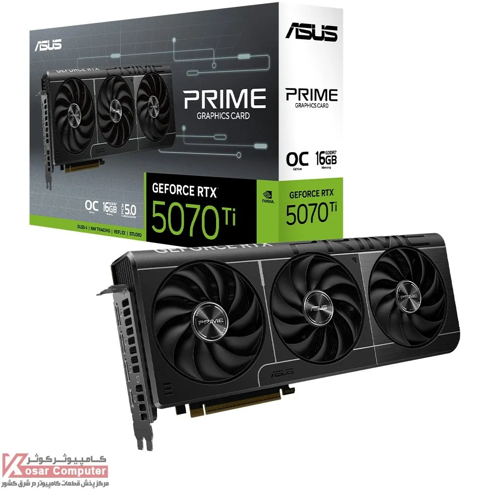 کارت گرافیک ایسوس PRIME RTX 5070 TI OC 16G