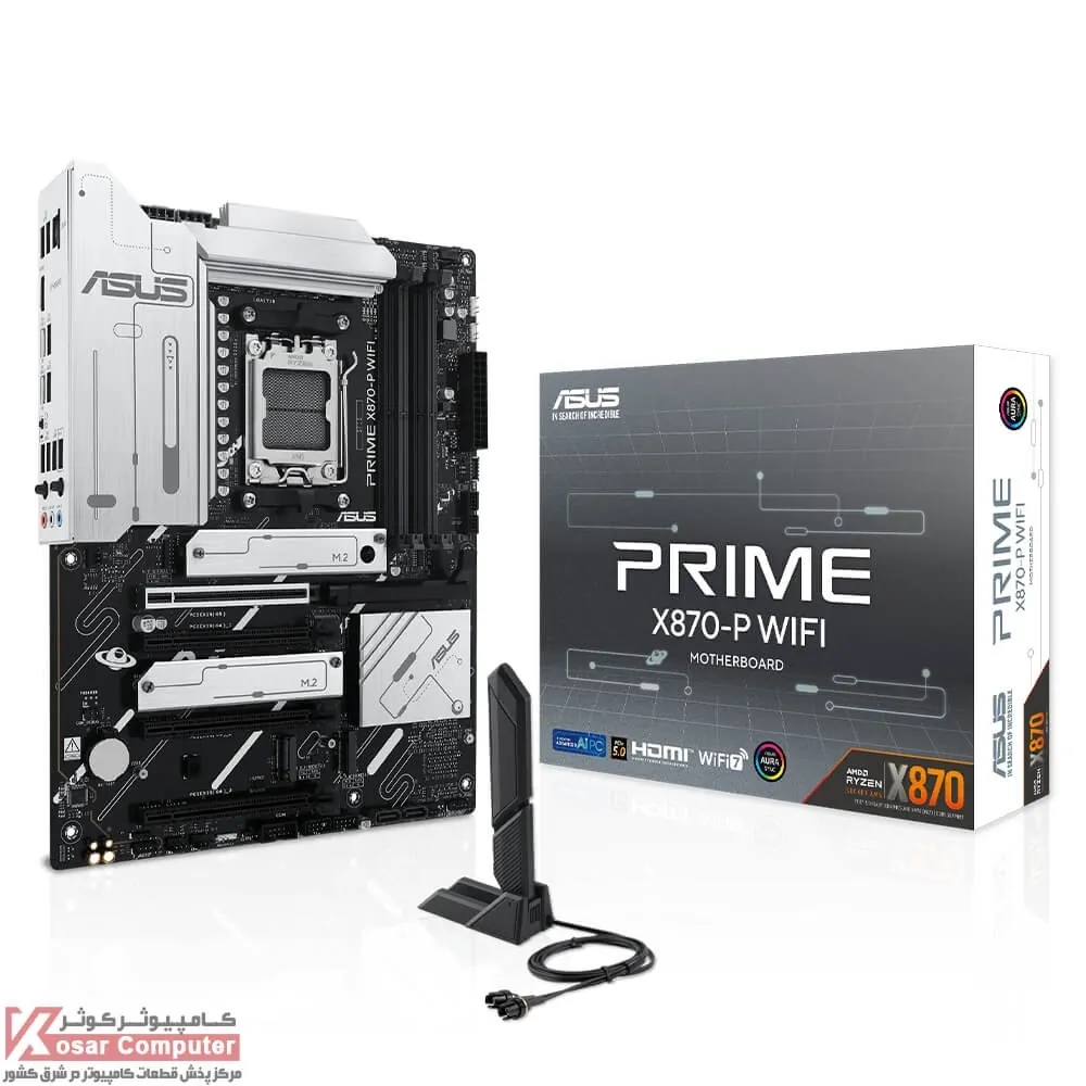 مادربرد ایسوس وایرلس PRIME X870-P WIFI DDR5