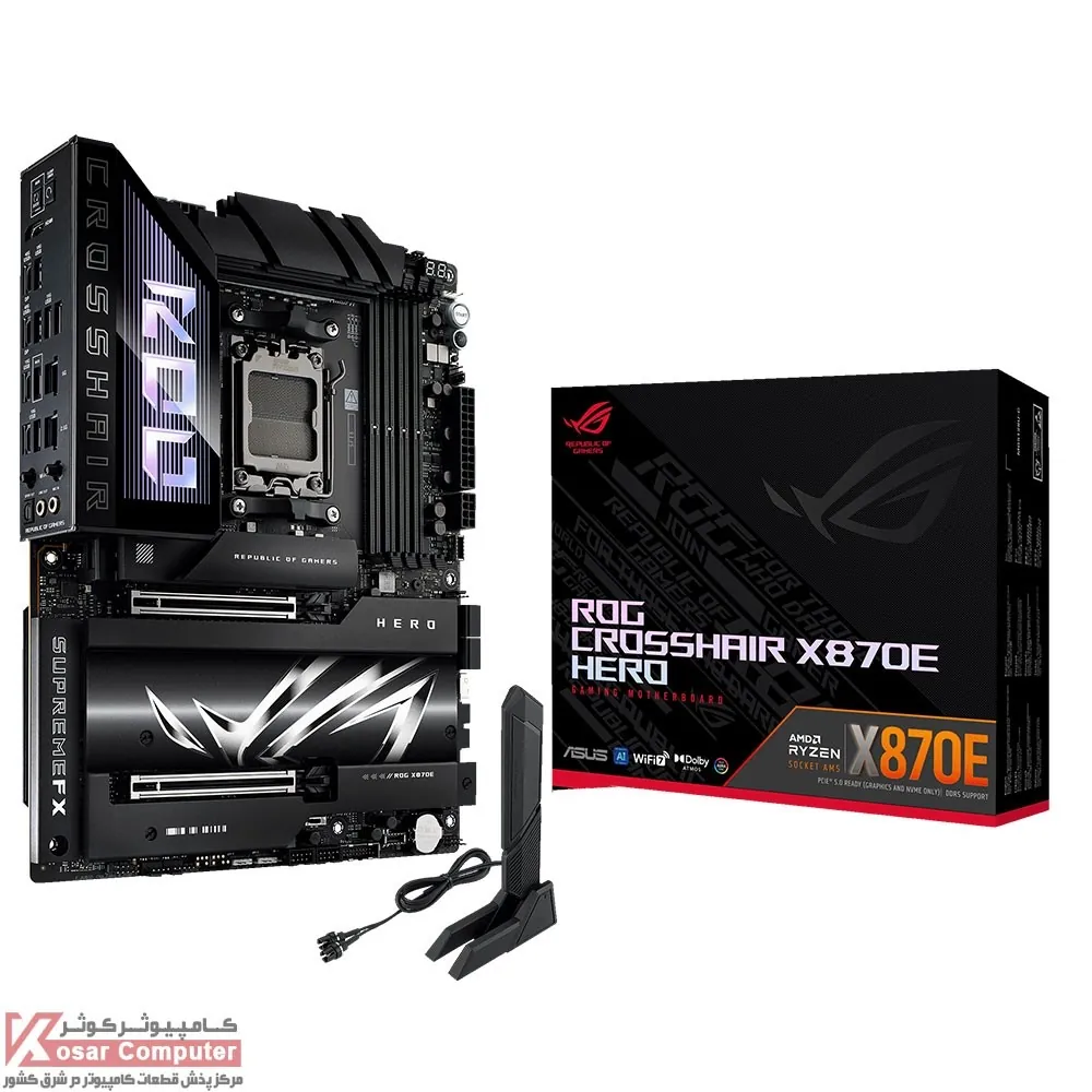 مادربرد ایسوس وایرلس ROG CROSSHAIR X870E HERO