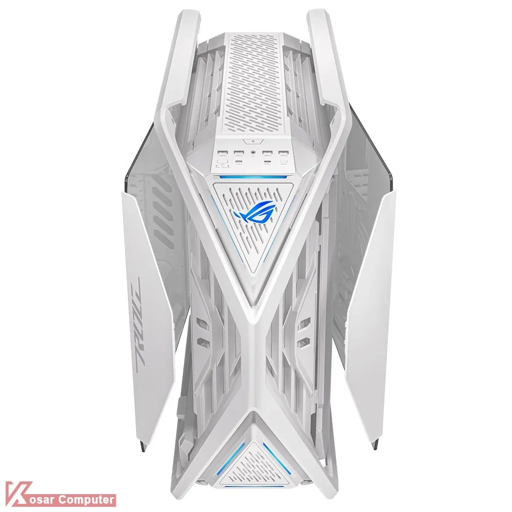 کیس سفید ایسوس مدل ROG Hyperion GR701 EVA-02 Edition WHITE