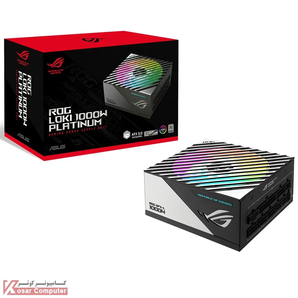 پاور ایسوس 1000 وات فول ماژولار مدل ROG LOKI SFX-L 1000W Platinum
