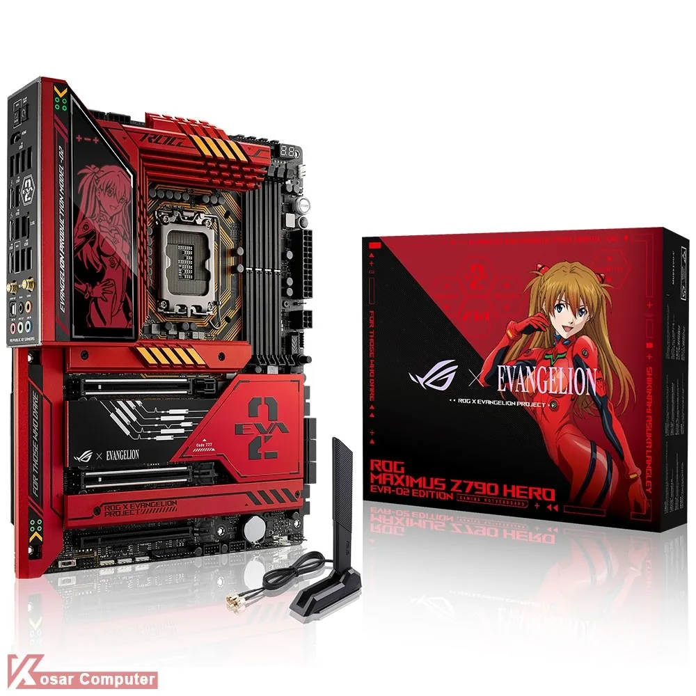 مادربرد ایسوس ASUS ROG MAXIMUS Z790 HERO EVA-02 EDITION