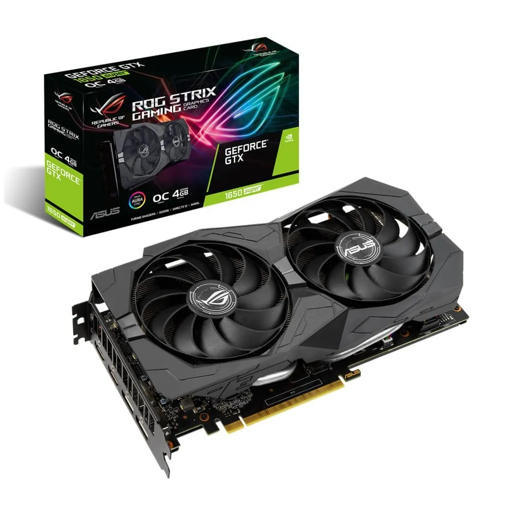 کارت گرافیک ایسوس ROG STRIX GTX1650S O4G GAMING
