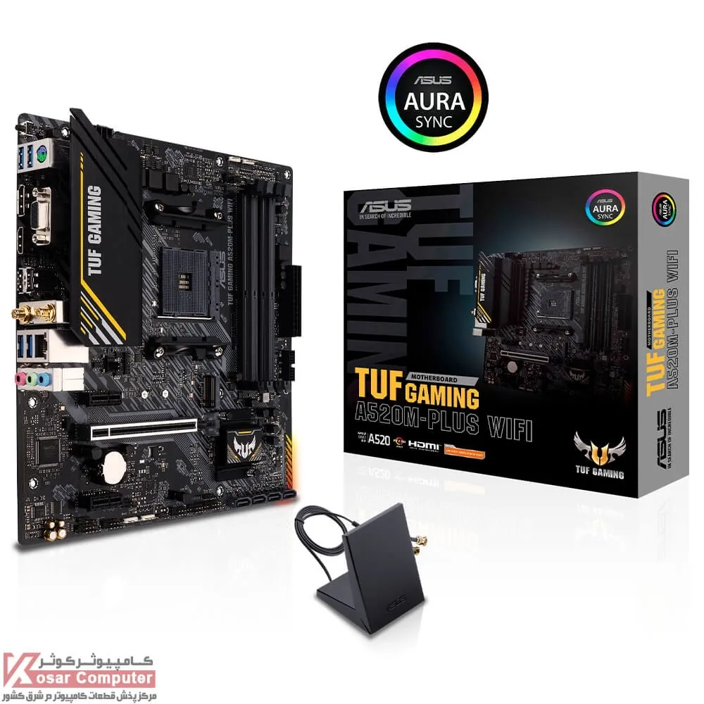 مادربرد ایسوس TUF GAMING A520M-PLUS WIFI