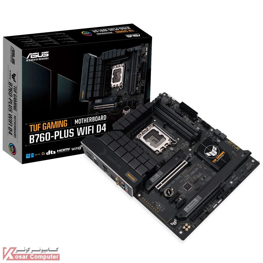 مادربرد ایسوس TUF GAMING B760-PLUS WIFI D4