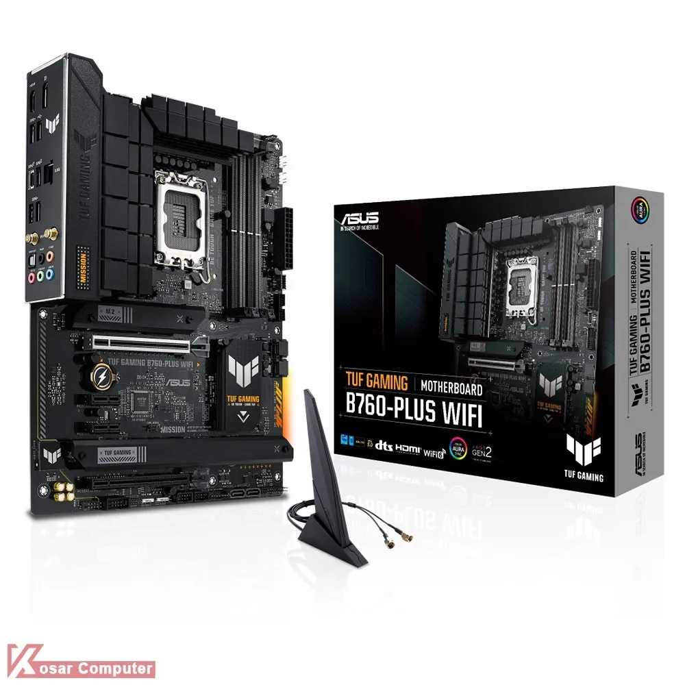 مادربرد ایسوس TUF GAMING B760-PLUS WIFI DDR5