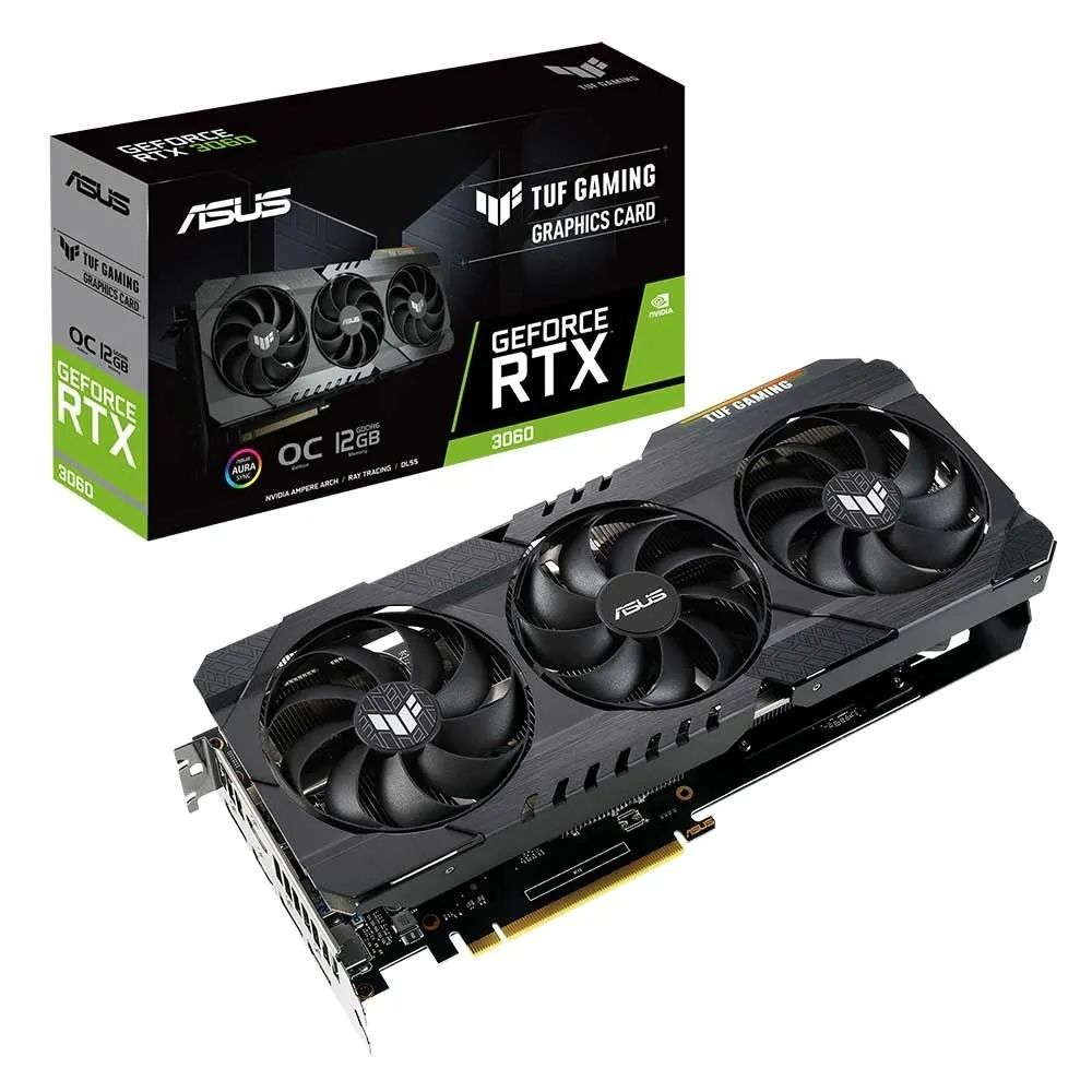 کارت گرافیک ایسوس TUF RTX 3060 O12G GAMING
