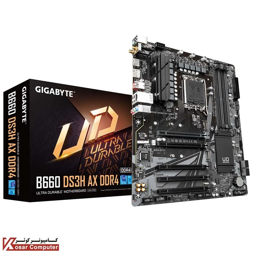 مادربرد وایرلس گیگابایت B660 DS3H AX DDR4