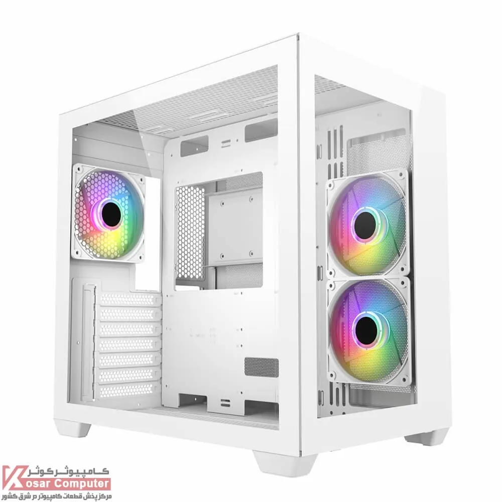 کیس اف اس پی سفید مدل CMT380 ARGB WHITE