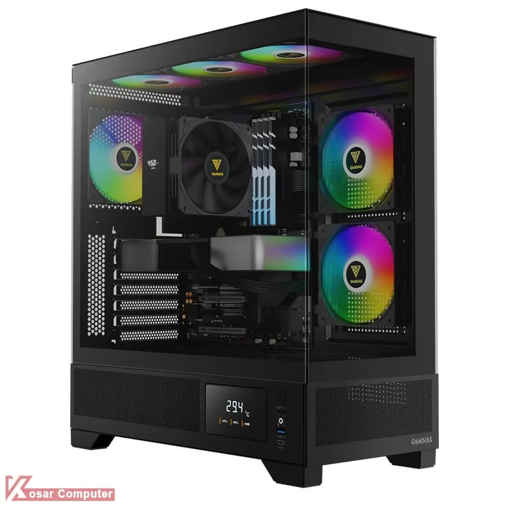 کیس گیم دیاس مدل ATLAS M1