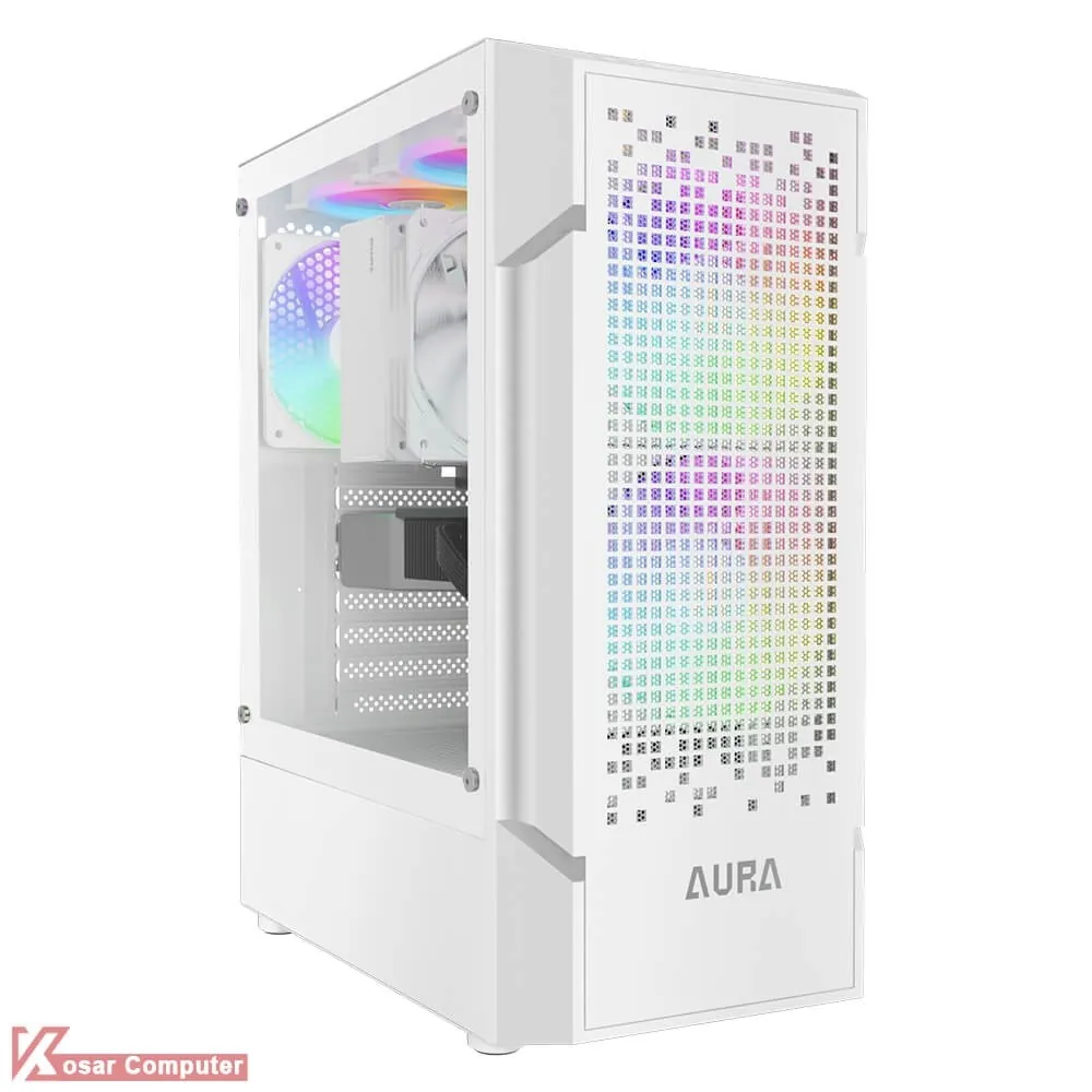 کیس سفید گیم دیاس مدل AURA GC7 WH