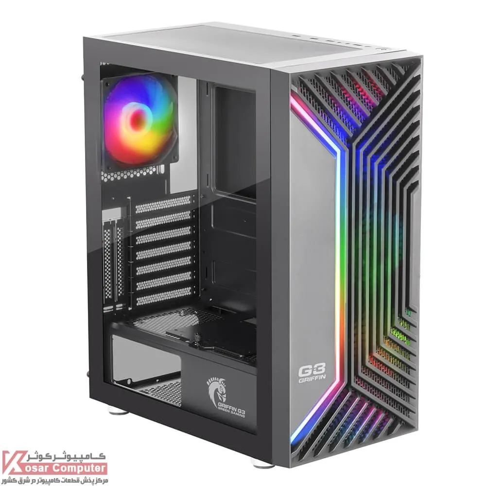 کیس گیمینگ گرین مدل GRIFFIN G3 PLUS