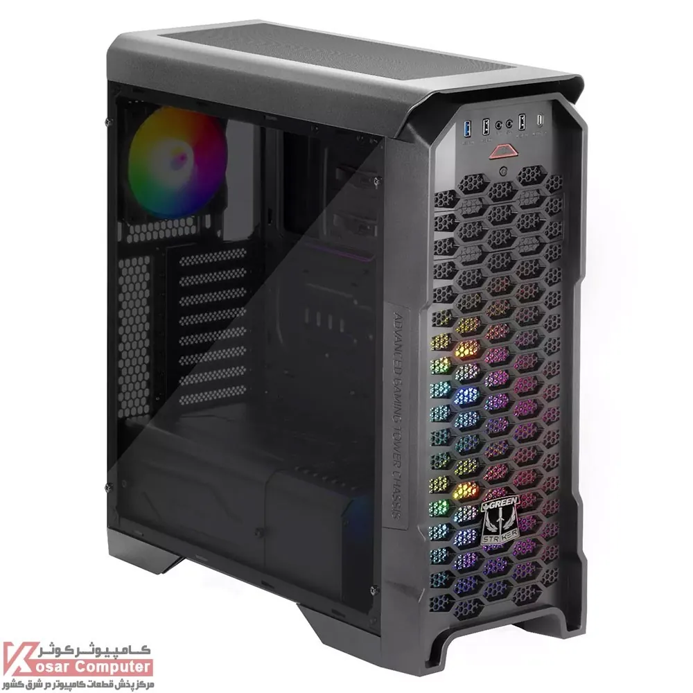 کیس گرین مدل STRIKER FRGB