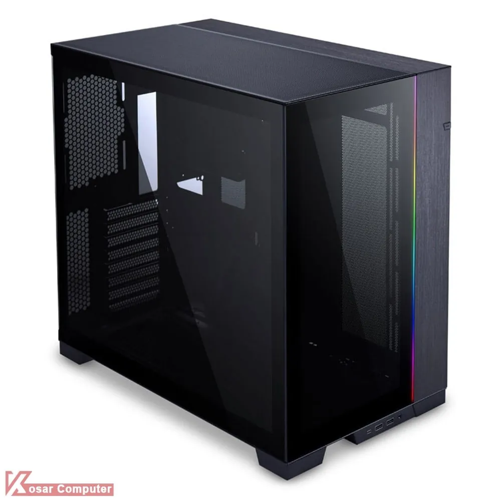 کیس لیان لی مشکی مدل O11 DYNAMIC EVO