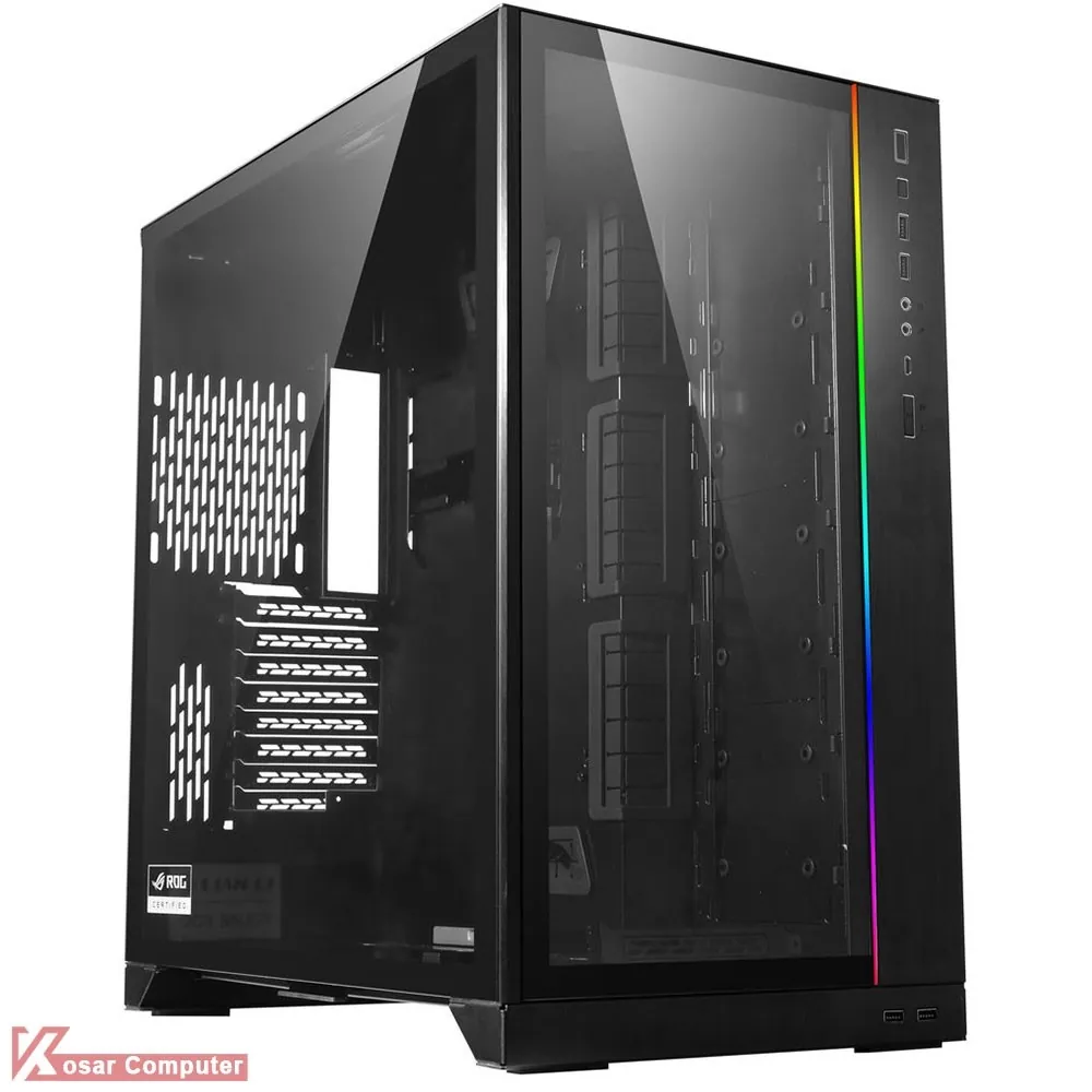 کیس لیان لی مشکی مدل PC O11 Dynamic XL ROG