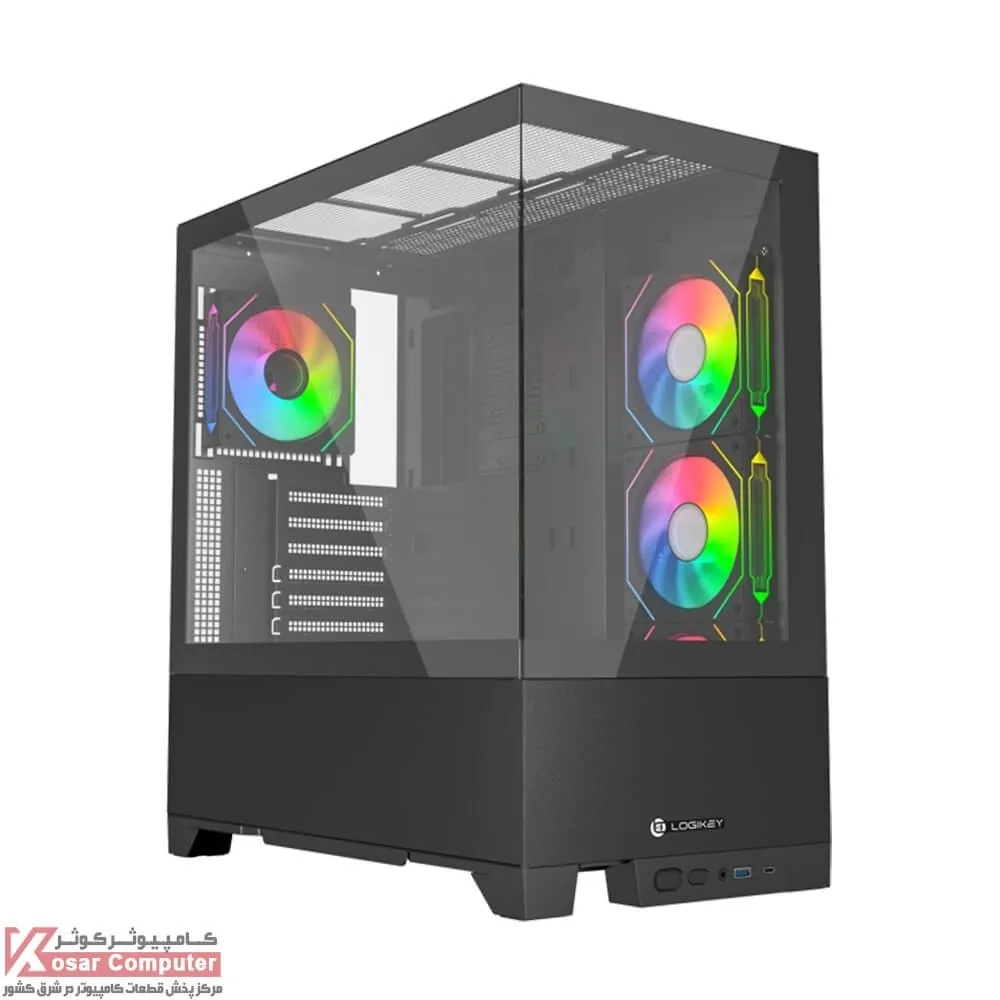 کیس گیمینگ لاجی کی مدل C664B