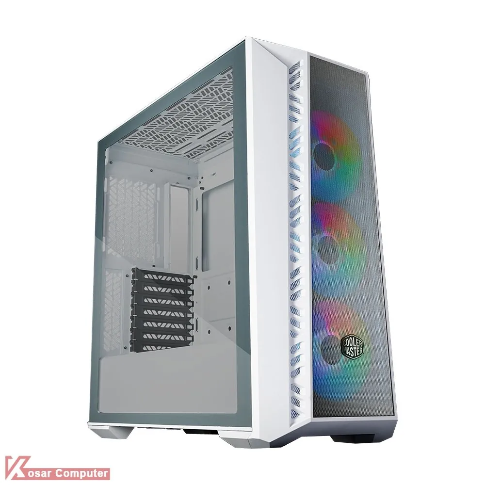 کیس سفید کولر مستر مدل MASTERBOX 520 MESH ARGB