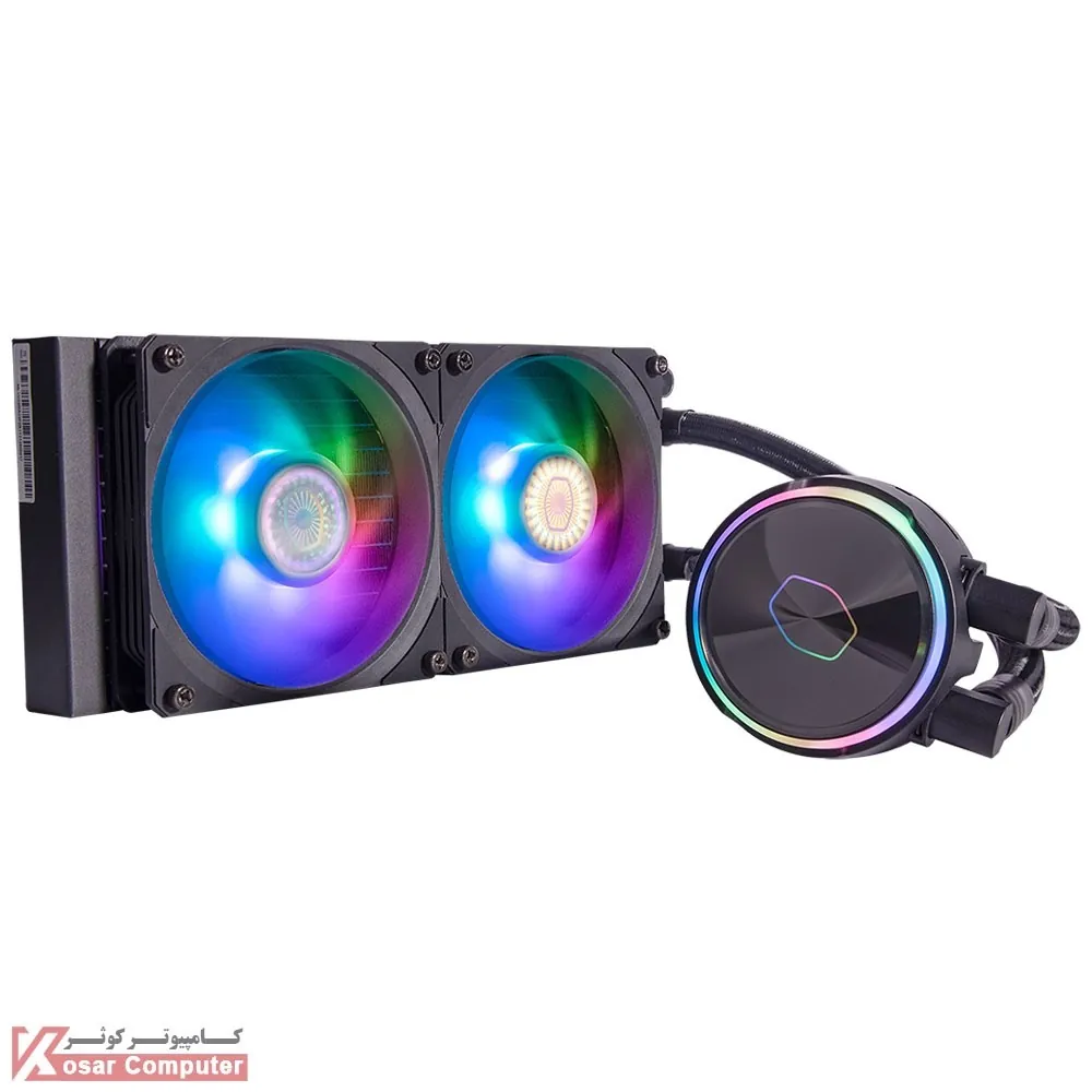 خنک کننده مایع پردازنده کولر مستر MasterLiquid PL240 FLUX