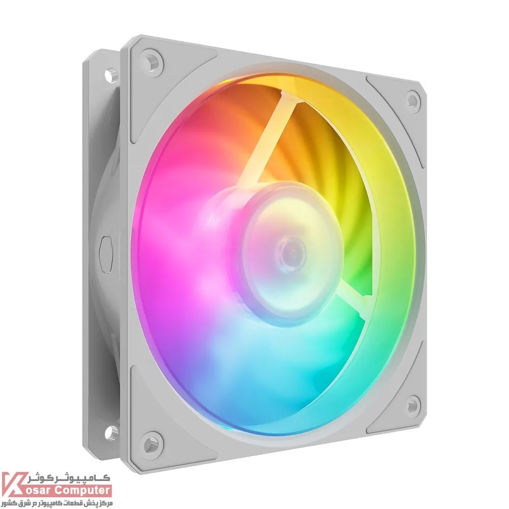 فن کیس کولر مستر مدل Mobius 120P ARGB WHITE