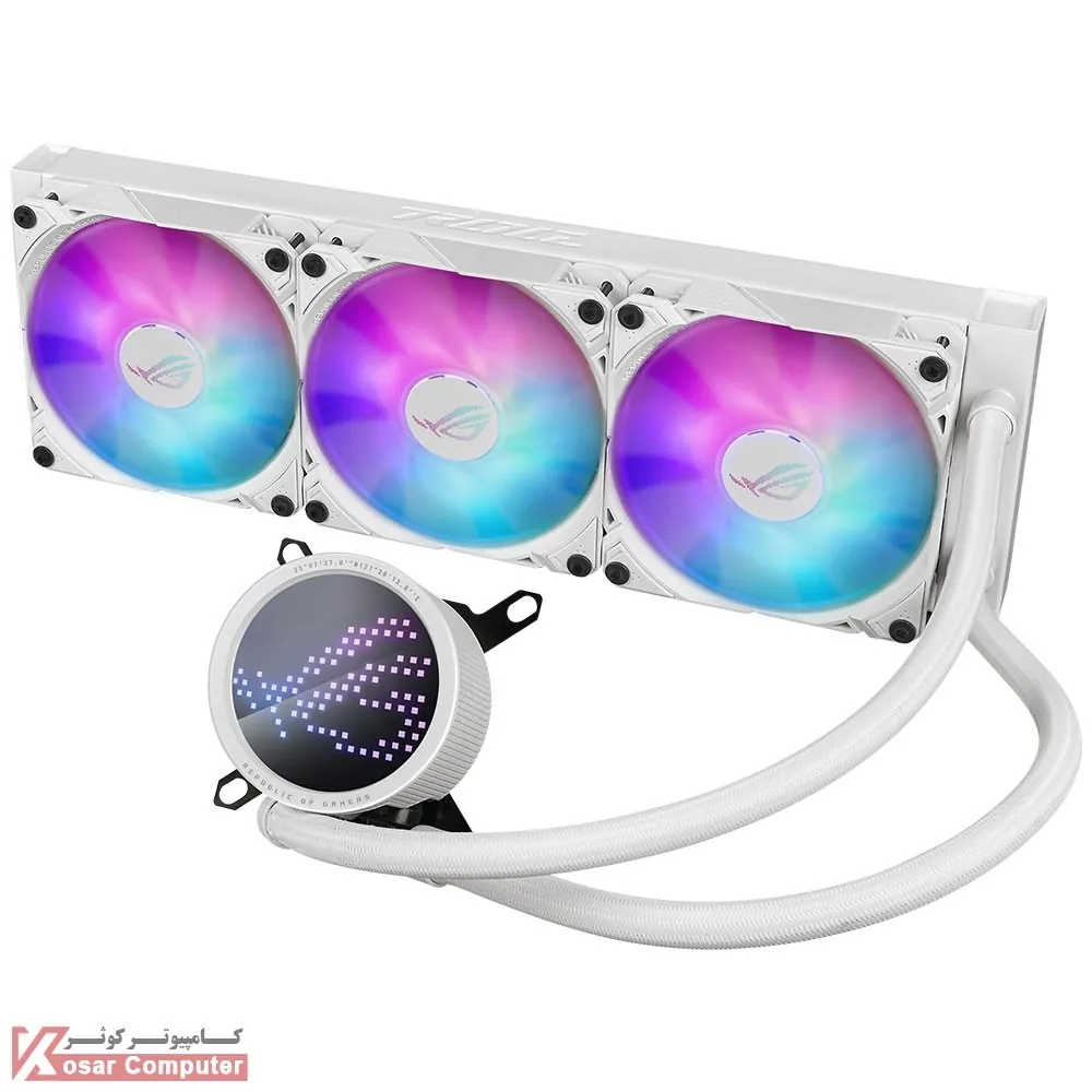 خنک کننده پردازنده سفید ایسوس  ROG RYUO III 360 ARGB WHITE EDITION