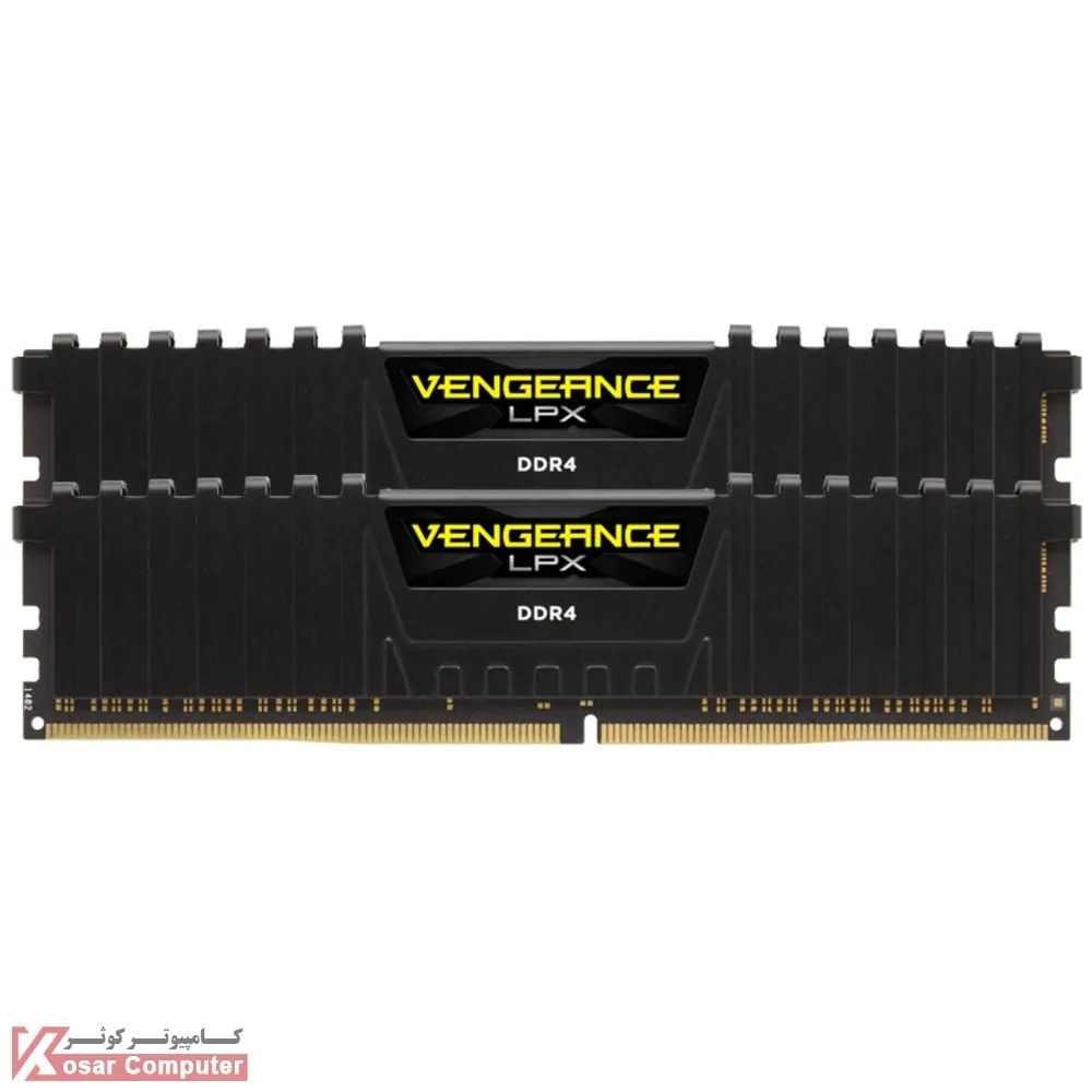 رم کورسیر 16 گیگابایت (2×8) دو کانال DDR4 3200 مدل Vengeance LPX CL16