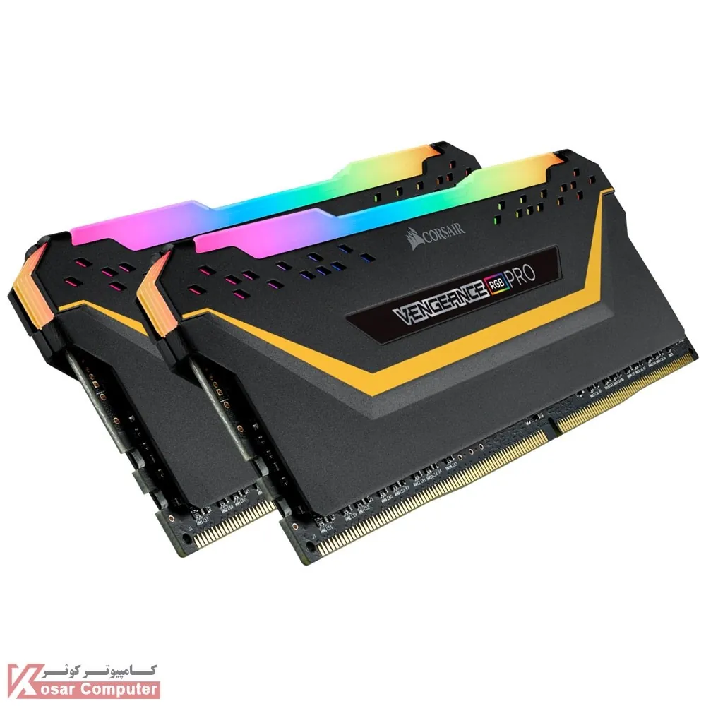 رم کورسیر 32 گیگابایت (2×16) دو کانال DDR4 3200 مدل Vengeance RGB PRO TUF GAMING CL16