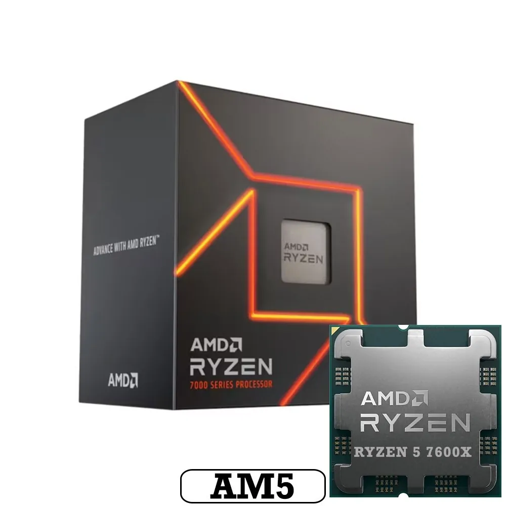 پردازنده ای ام دی Ryzen 5 7600X فاقد باکس