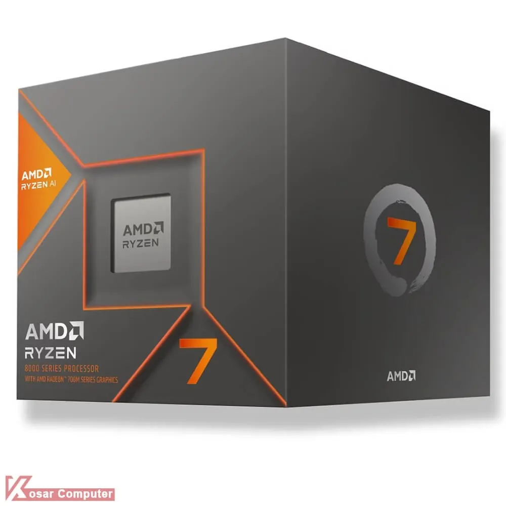 پردازنده ای ام دی Ryzen 7 8700G باکس اورجینال