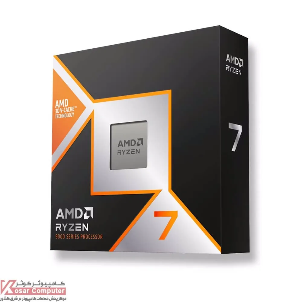 پردازنده ای ام دی Ryzen 7 9800X3D BOX