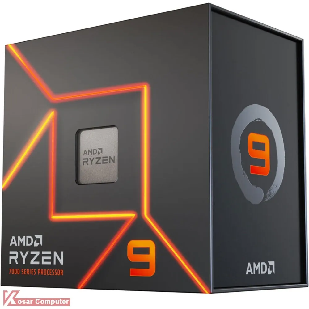 پردازنده ای ام دی Ryzen 9 7900X فاقد باکس