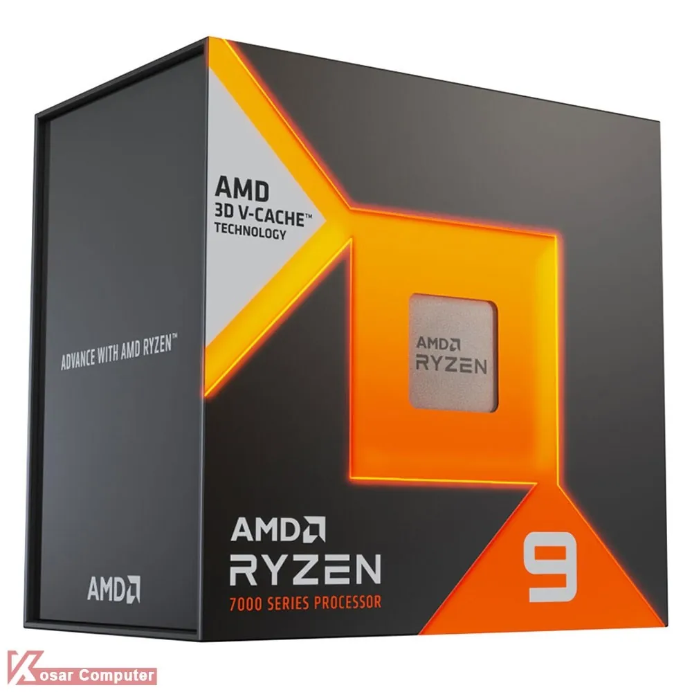پردازنده ای ام دی Ryzen 9 7900X3D BOX