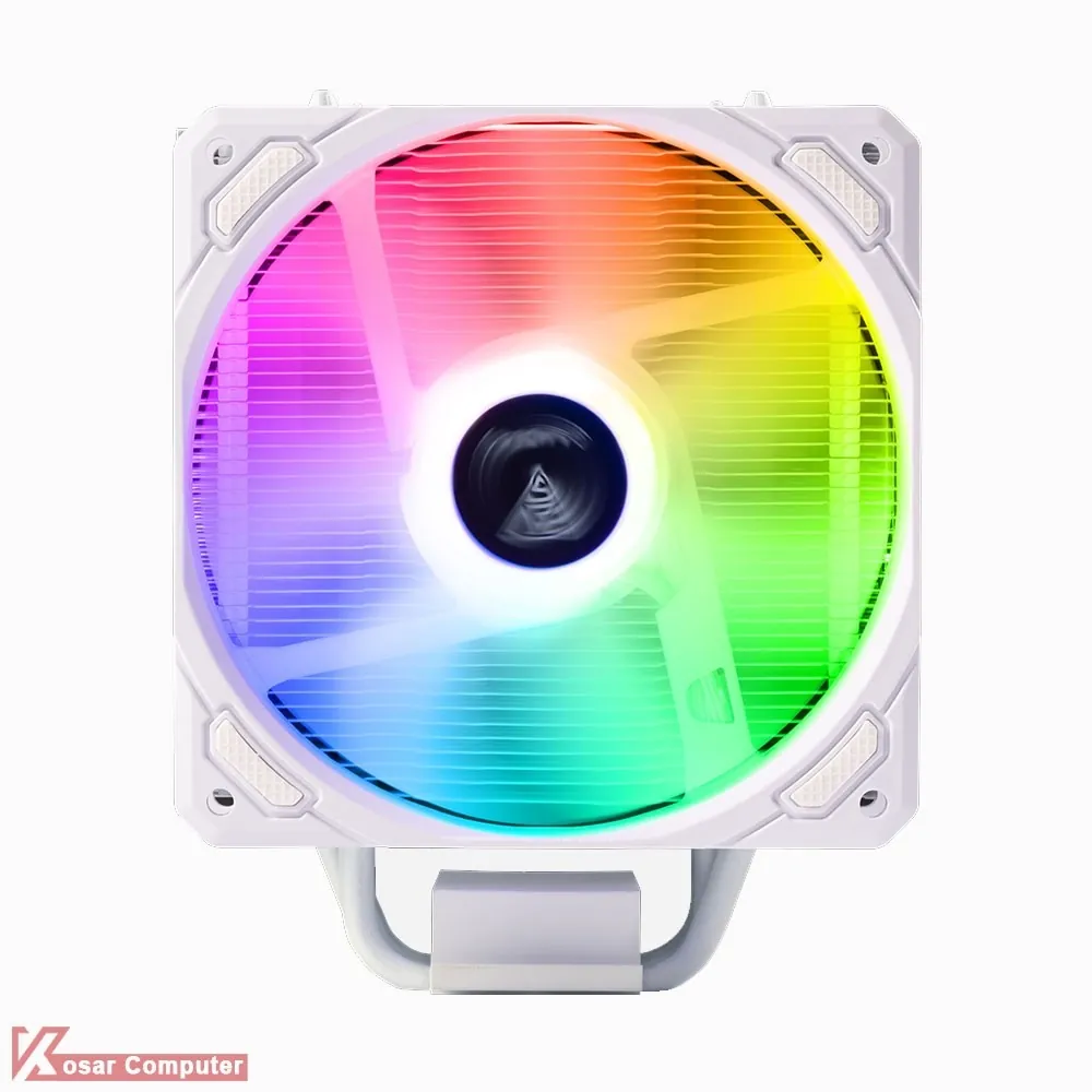خنک کننده پردازنده سفید گیم دیاس BOREAS E1-410 WH ARGB