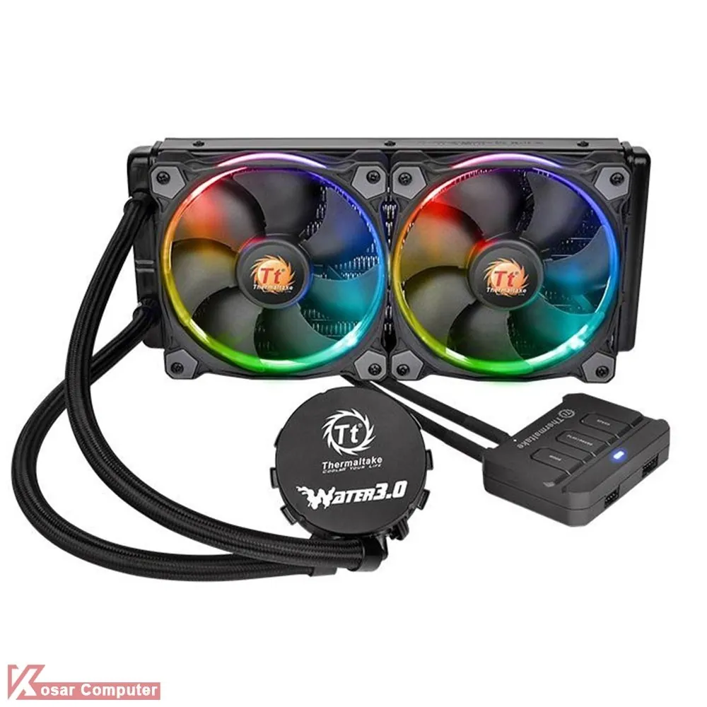 خنک کننده مایع پردازنده ترمالتیک Water 3.0 Riing RGB 240