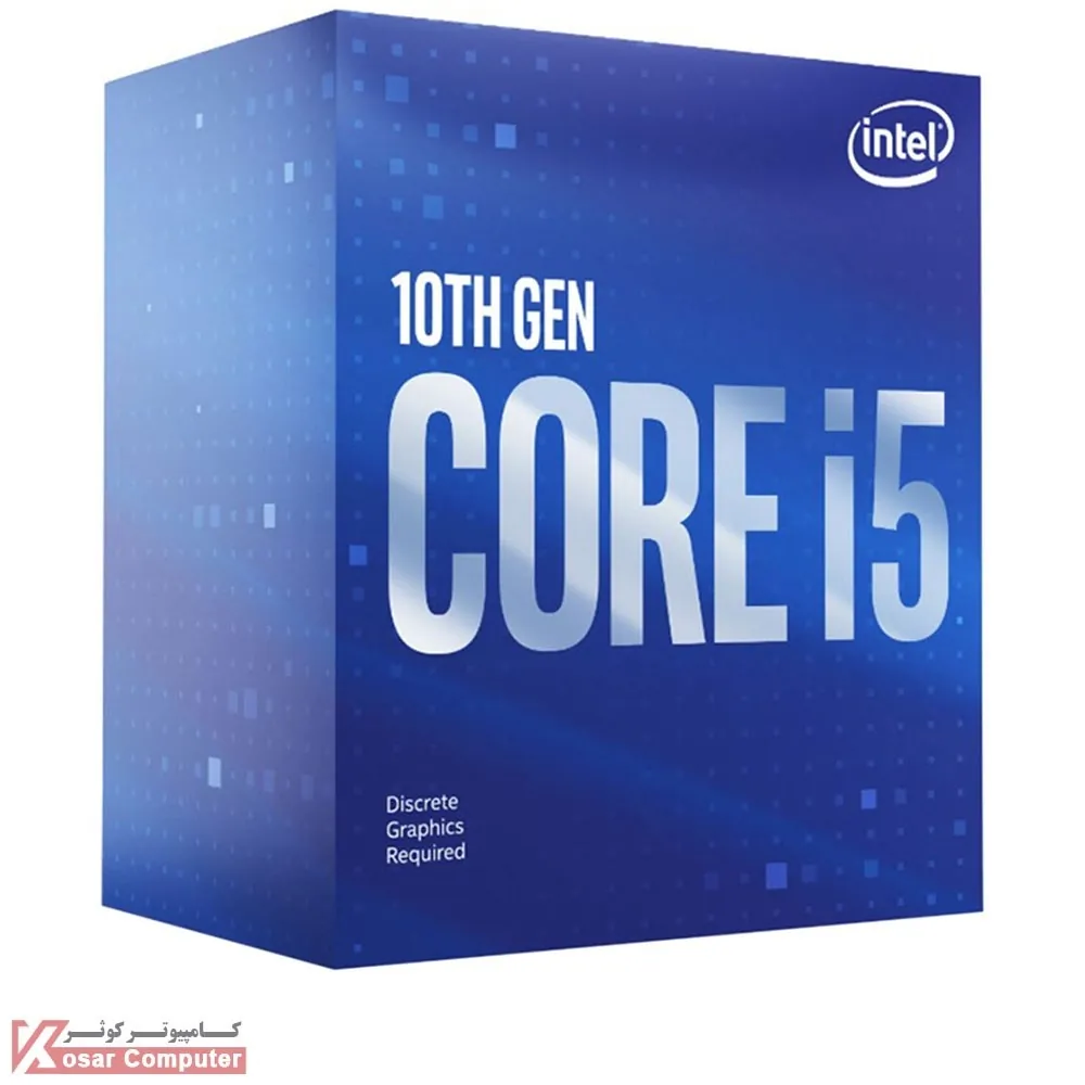پردازنده اینتل مدل Core i5-10400F باکس اورجینال