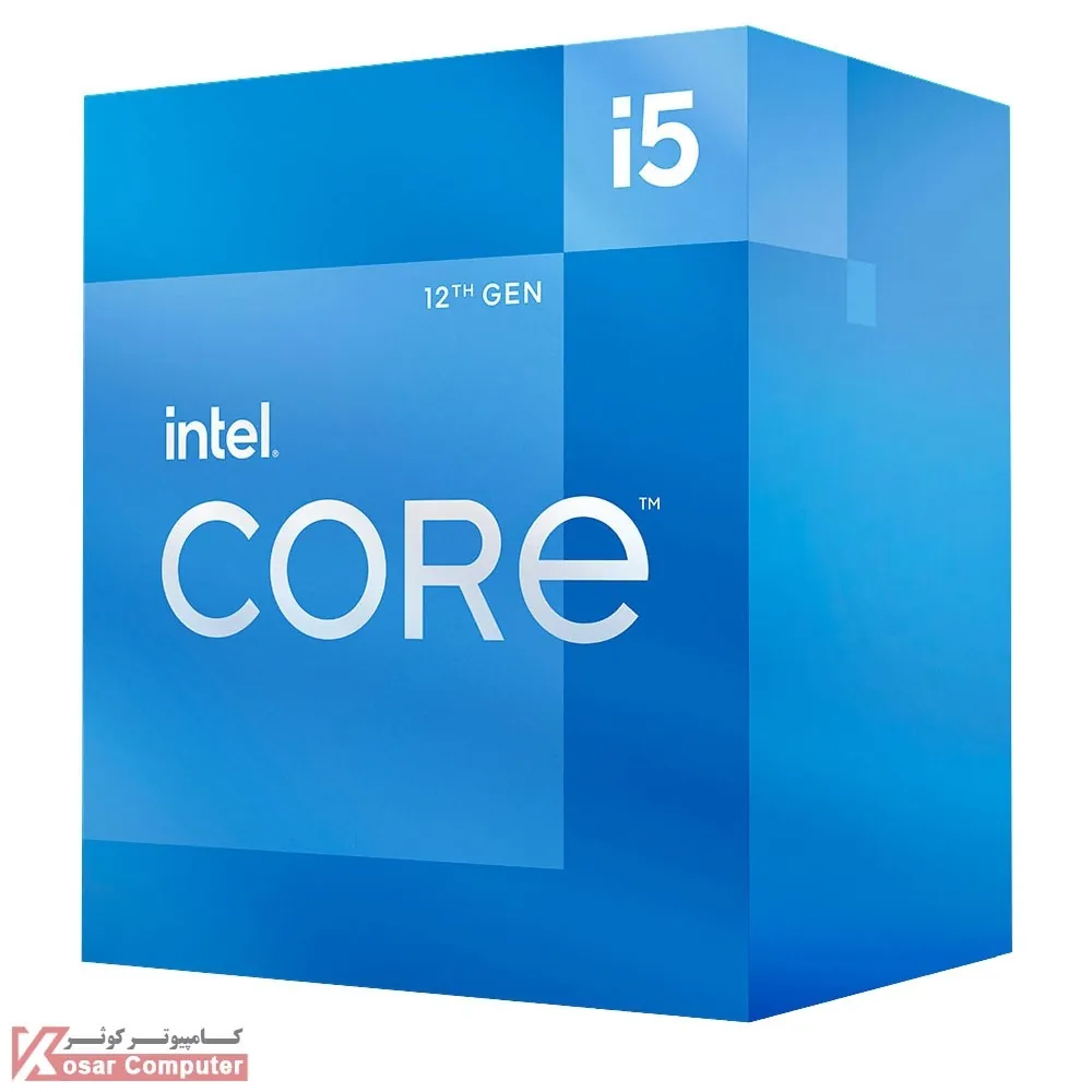 پردازنده اینتل CORE i5-12400 باکس اورجینال