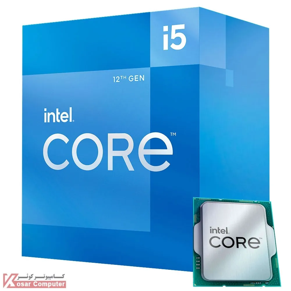 پردازنده اینتل CORE i5-12400 فاقد باکس