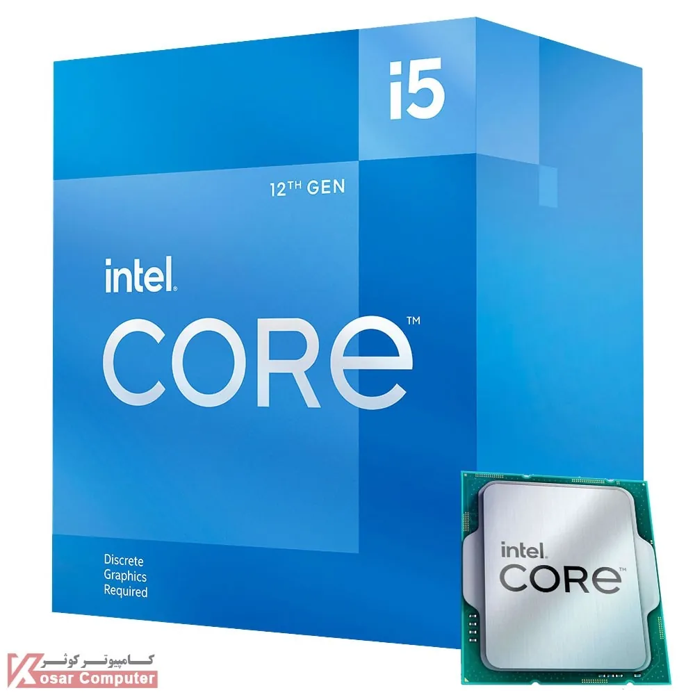 پردازنده اینتل CORE i5-12400F فاقد باکس
