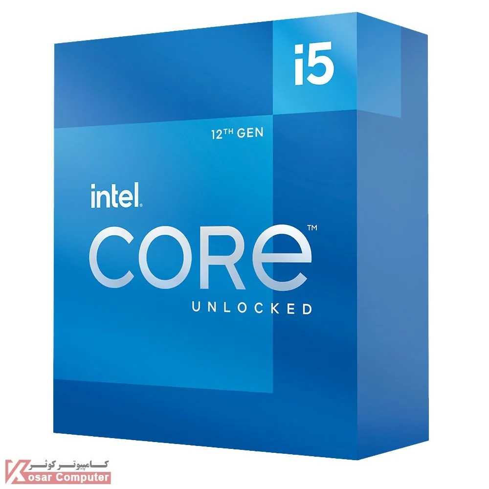 پردازنده اینتل CORE i5 12600K باکس اورجینال