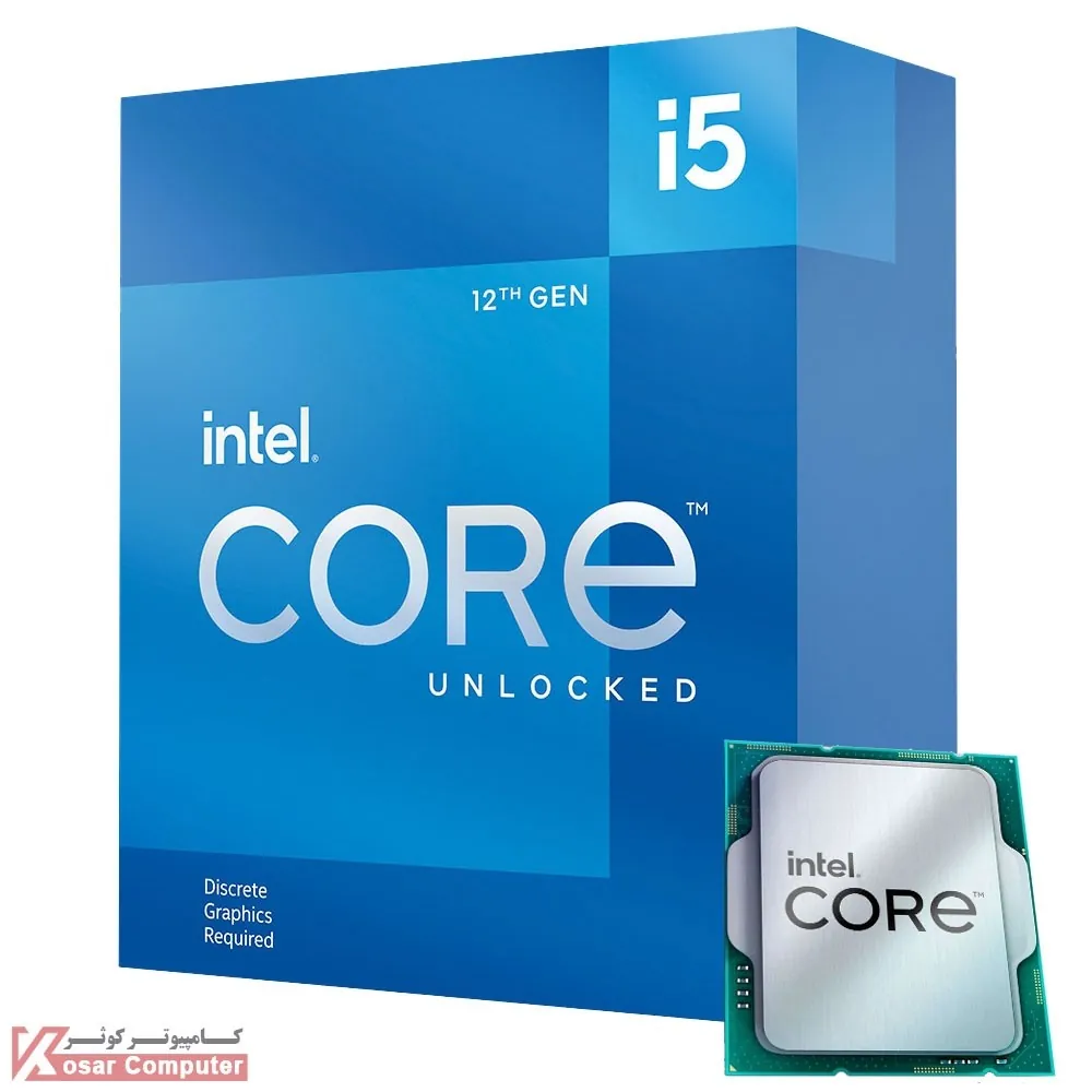 پردازنده اینتل CORE i5-12600KF فاقد باکس