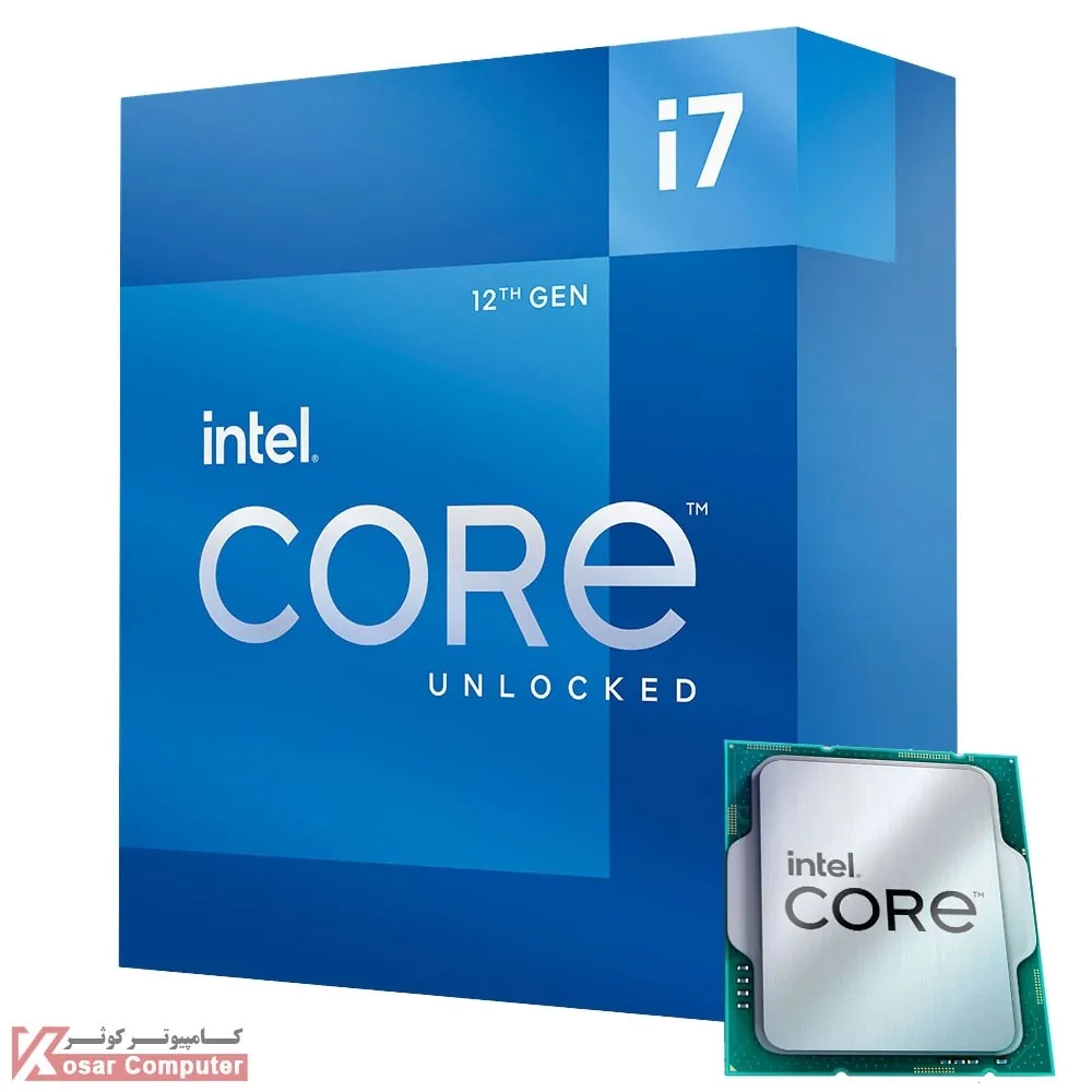 پردازنده اینتل CORE i7 12700K فاقد باکس