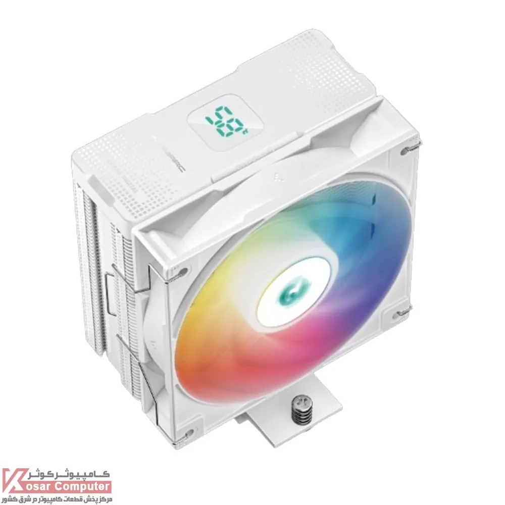 خنک کننده پردازنده دیپ کول AG400 Digital WH ARGB