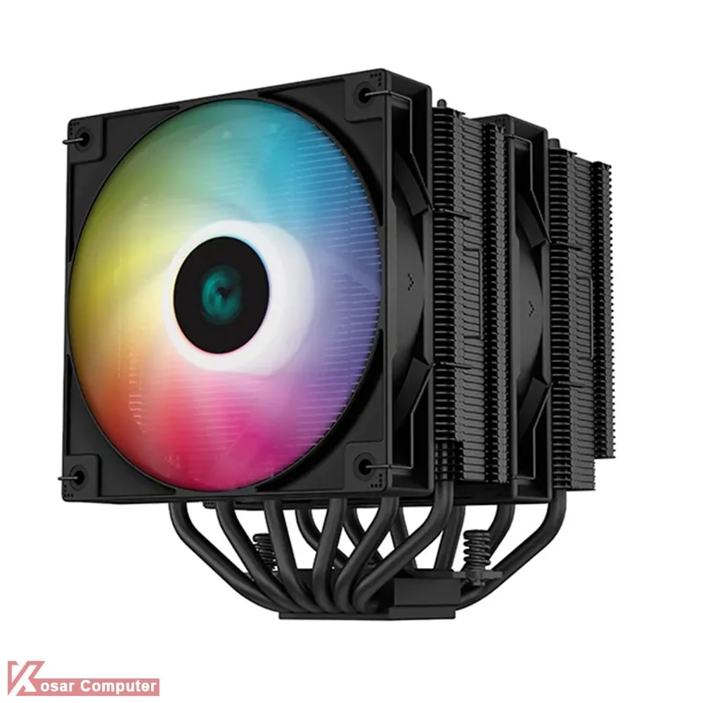 خنک کننده پردازنده دیپ کول AG620 BK ARGB