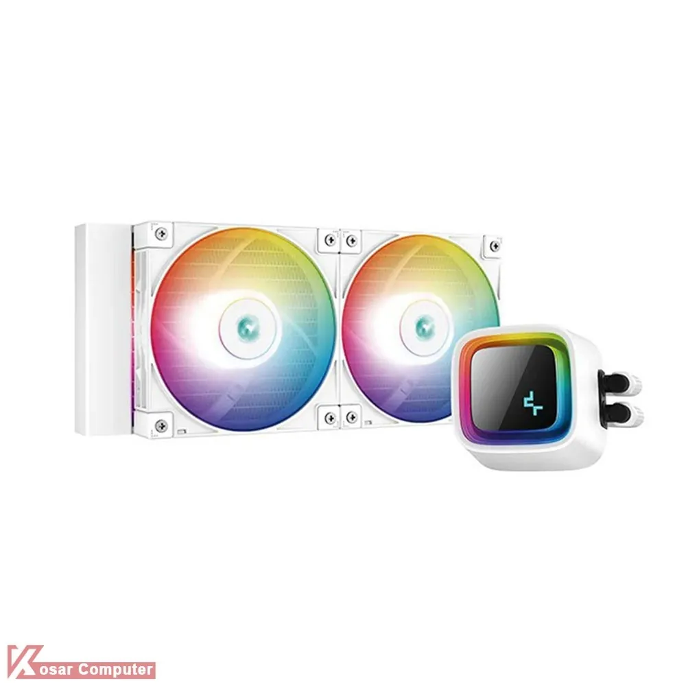 خنک کننده مایع پردازنده سفید دیپ کول LS520 RGB